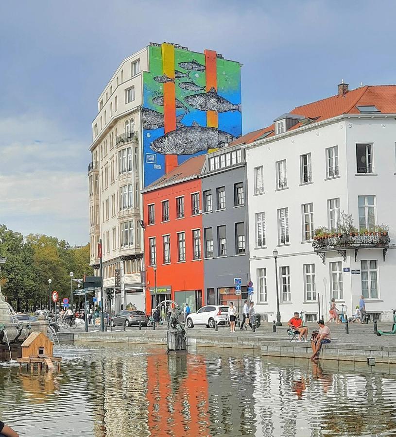 St Catherine - Sweet Home - Bxl - Studio Apartment With City View 布鲁塞尔 外观 照片