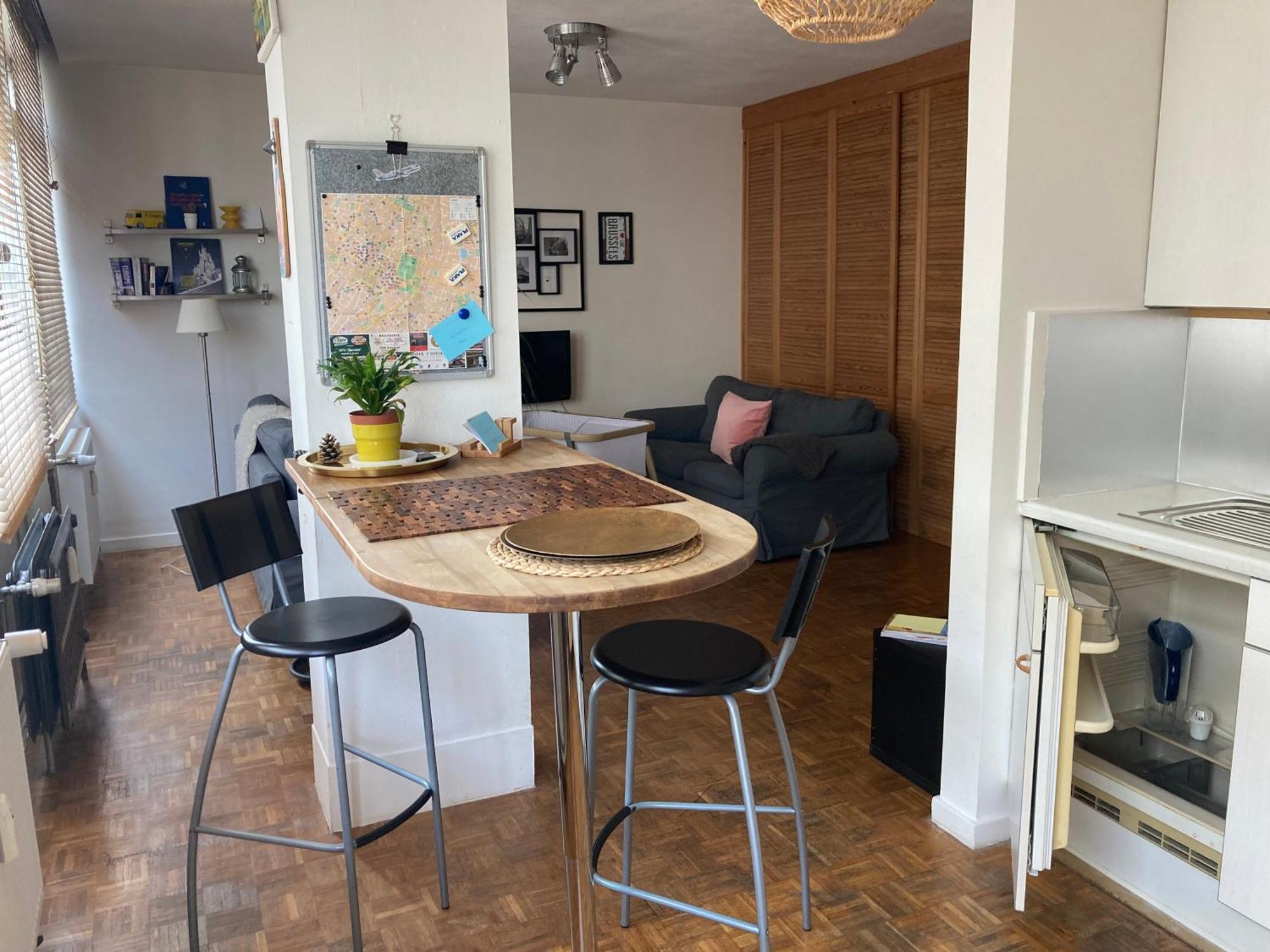 St Catherine - Sweet Home - Bxl - Studio Apartment With City View 布鲁塞尔 外观 照片